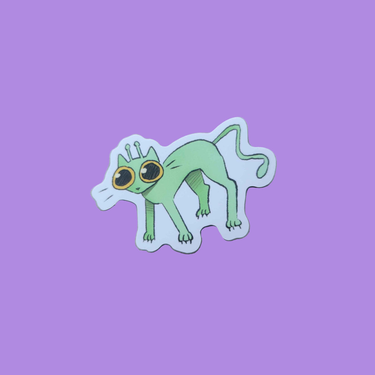 Alien Kitty - Sticker